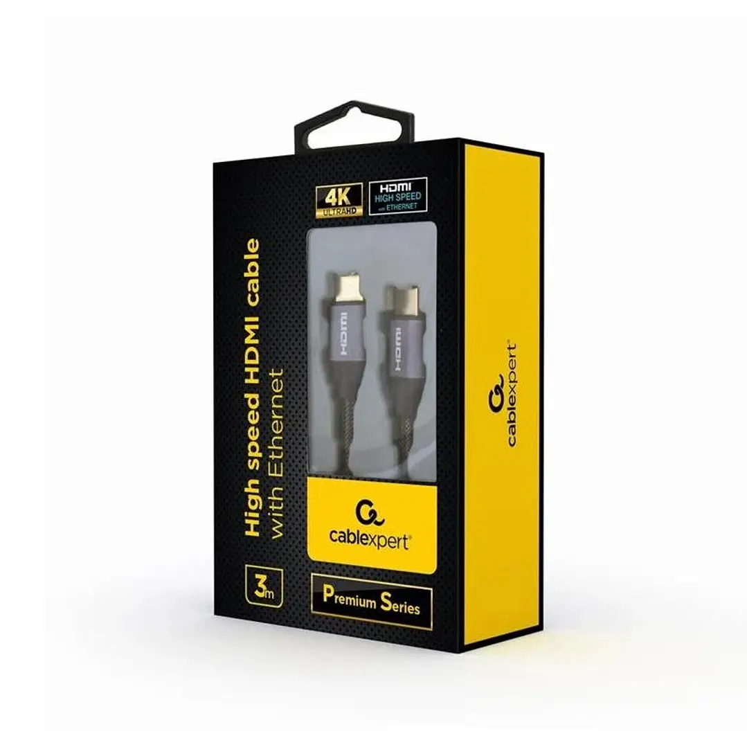Gembird Cable HDMI de alta velocidad Ethernet 3m 1