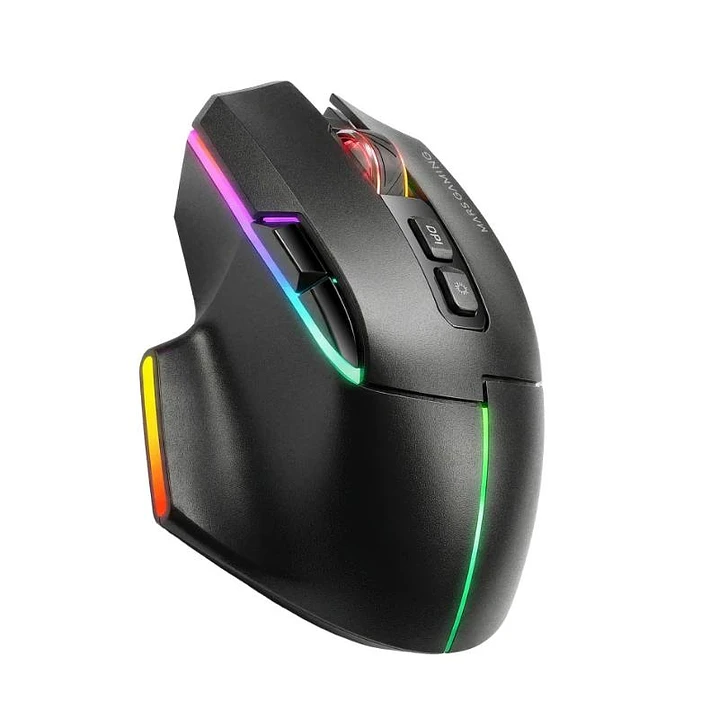 MARS GAMING Ratón Inalam. TRI-MODO 12000DPI Black 1