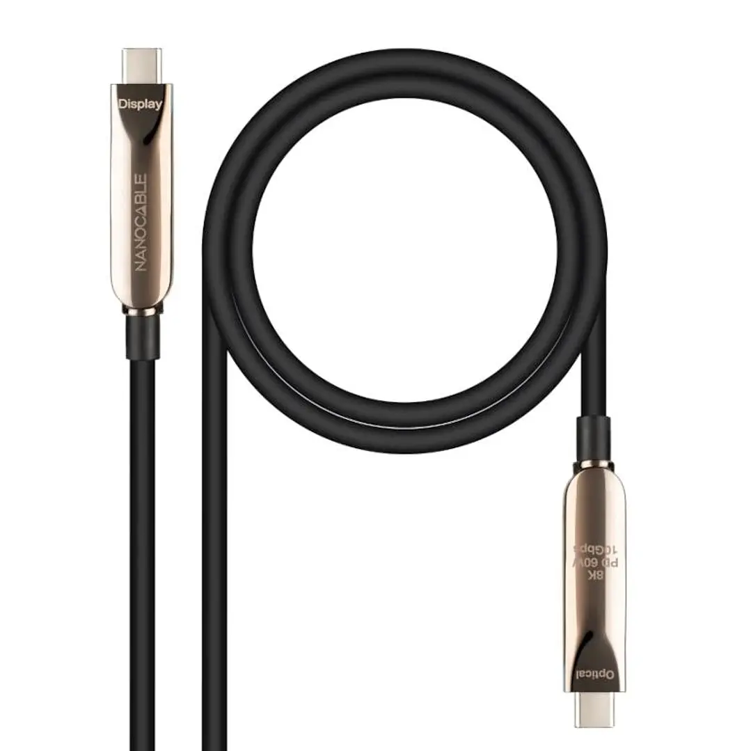 Nanocable Cable USB3.2 Gen2x1 AOC 60W 8K, 10m 1