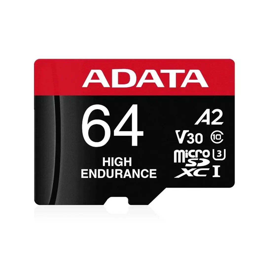 ADATA High Endurance microSDXC UHS-I 64GB V30 A2 1