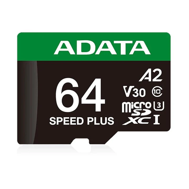 ADATA Speed Plus microSDXC UHS-I 64GB U3 V30 A2 1