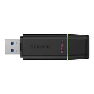 Kingston DataTraveler Exodia Memoria USB 256GB - USB 3.2 Gen 1 - Con Tapa - Enganche para Llavero - Color Negro (Pendrive)