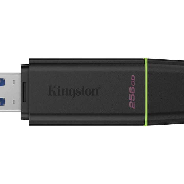 Kingston DataTraveler Exodia Memoria USB 256GB - USB 3.2 Gen 1 - Con Tapa - Enganche para Llavero - Color Negro (Pendrive) 1