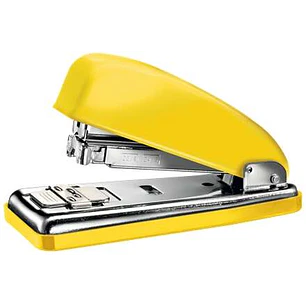 Petrus 226 WOW Grapadora Metalica + Caja de 200 Grapas - Hasta 30 Hojas - Grapado Cerrado, Abierto y Clavado - Color Amarillo