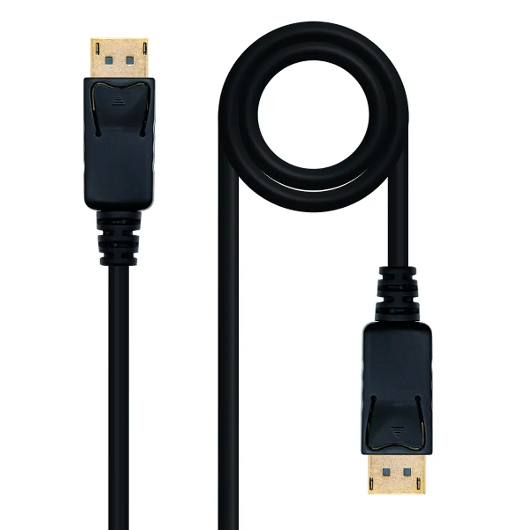 Nanocable Cable Displayport 1.2 DP/M-DP/M - Longitud 10m - Soporta Resoluciones de Video de hasta 4K - Color Negro 1