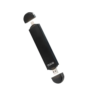Tooq TQE-2240B Caja Externa M.2 NVME PCIe USB3.1 Gen2 Aluminio - Conexión USB-C 3.2 Gen2/USB-A 3.0 - Color Negro