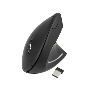 Tooq TQMWG-1104-B Raton Inalambrico Ergonomico - 3200dpi - 6 Botones - Color Negro