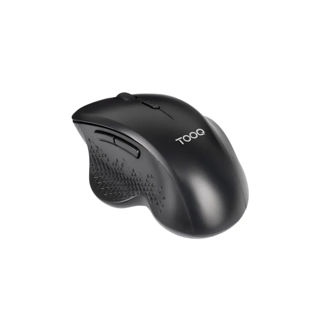 Tooq TQMWG-1105-B Raton Inalambrico Ergonomico - 1600dpi - 6 Botones - Color Negro 1