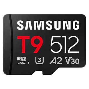 Samsung Micro SDXC T9 USD Reader 512GB Cl10 V30