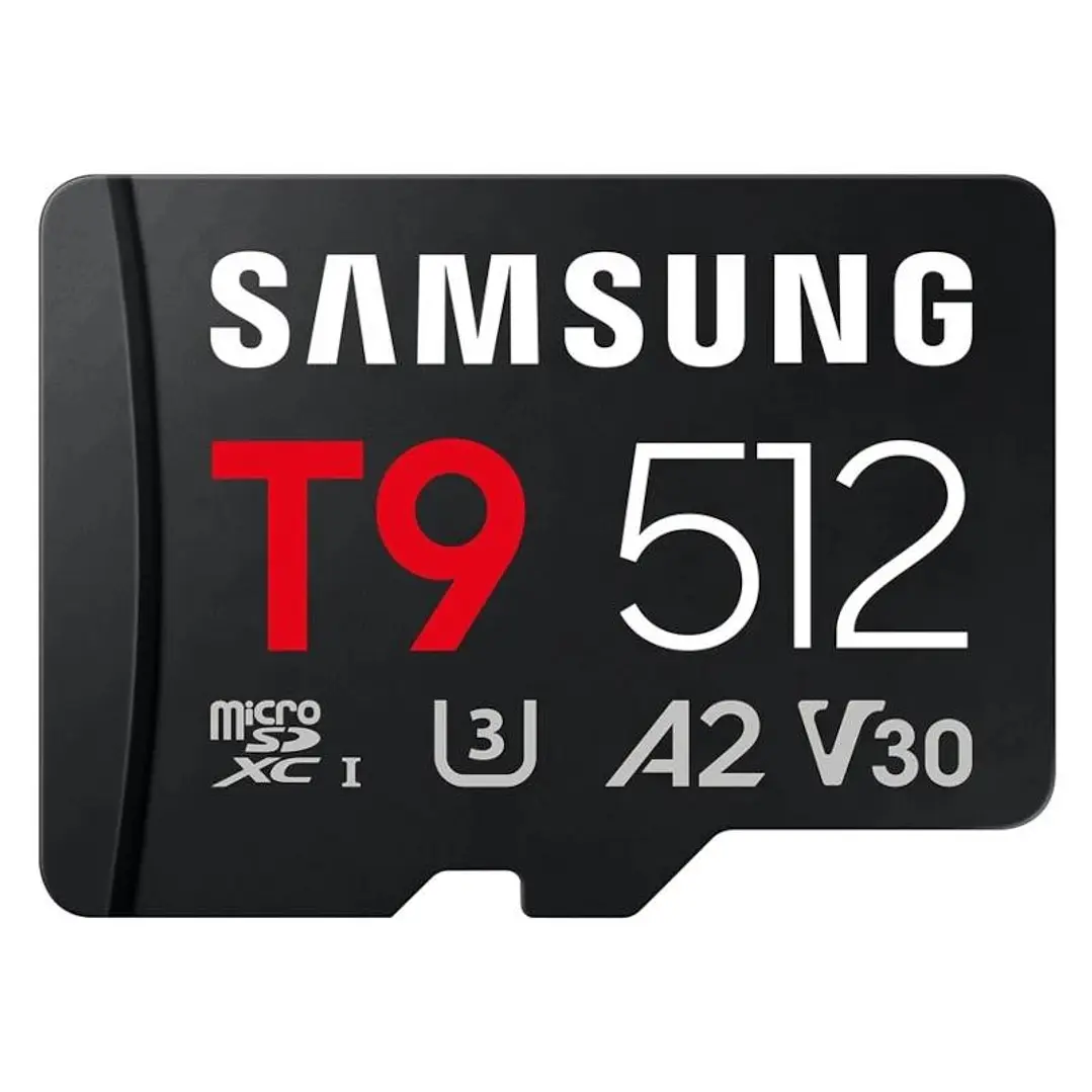 Samsung Micro SDXC T9 USD Reader 512GB Cl10 V30 1