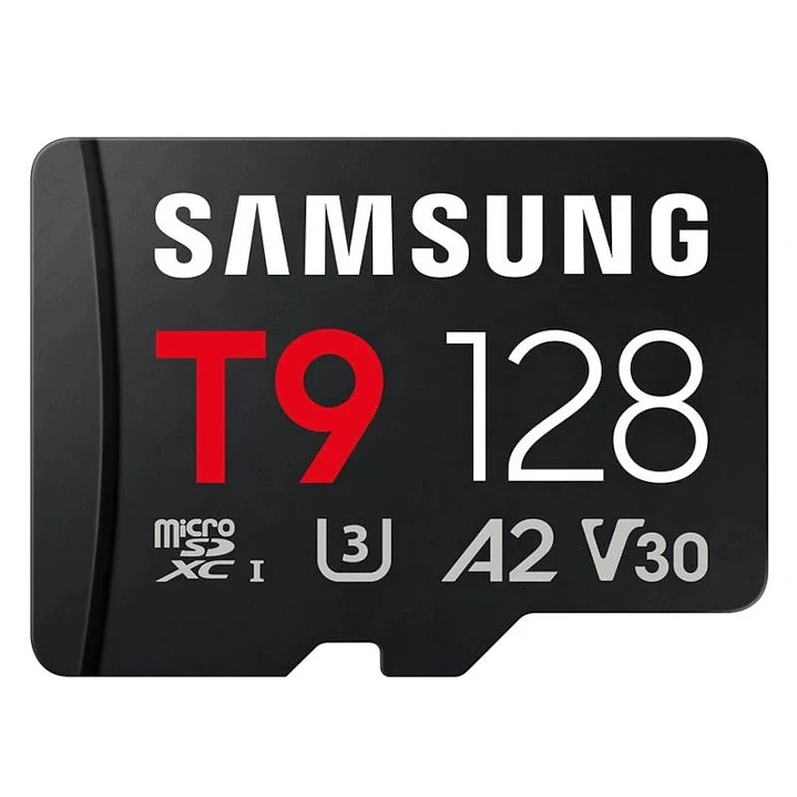 Samsung Micro SDXC T9 128GB clase10 U3 V30 A2 c/a 1