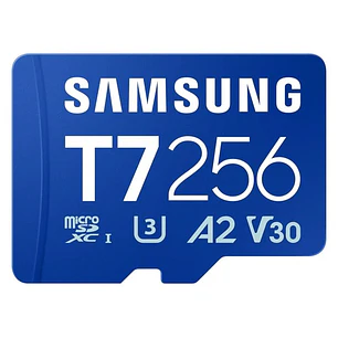 Samsung Micro SDXC T7 256GB clase10 U3 V30 A2