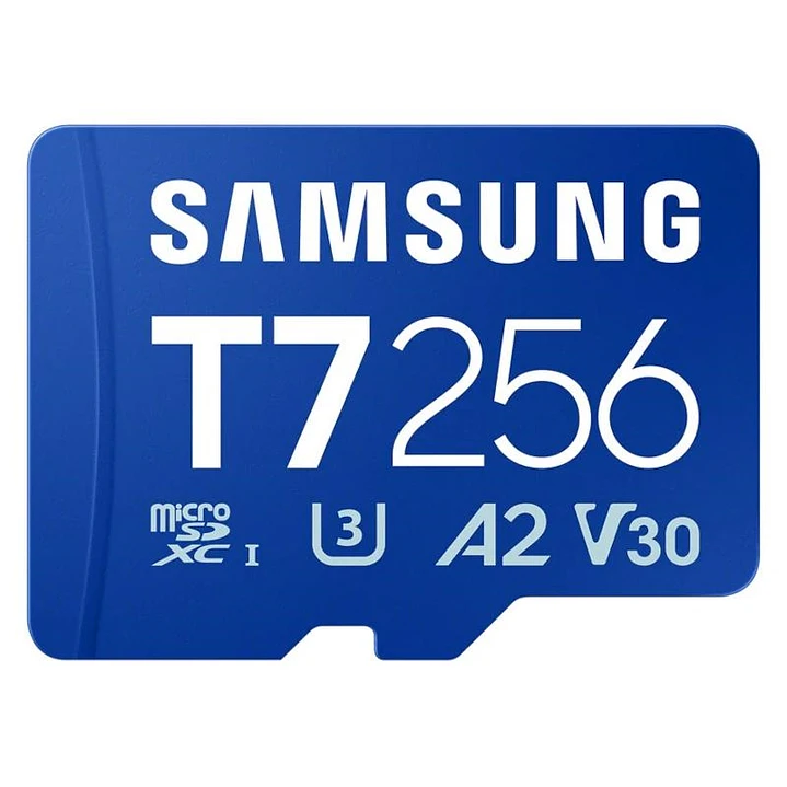 Samsung Micro SDXC T7 256GB clase10 U3 V30 A2 1