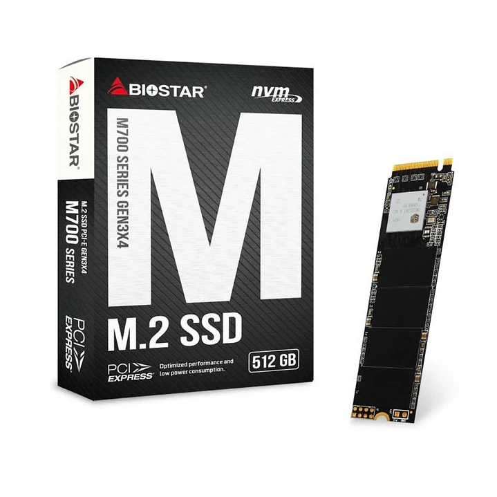 Biostar SSD M710 512Gb Pcie Gen3x4 NVMe 1.3 1