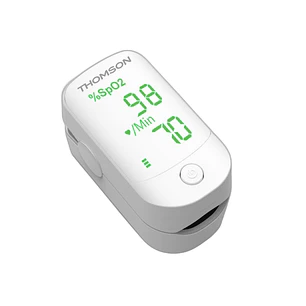 Thomson Oxymore L1 Pulsioximetro - Gran Pantalla LED - Diseño Ergonomico - Apagado Automatico