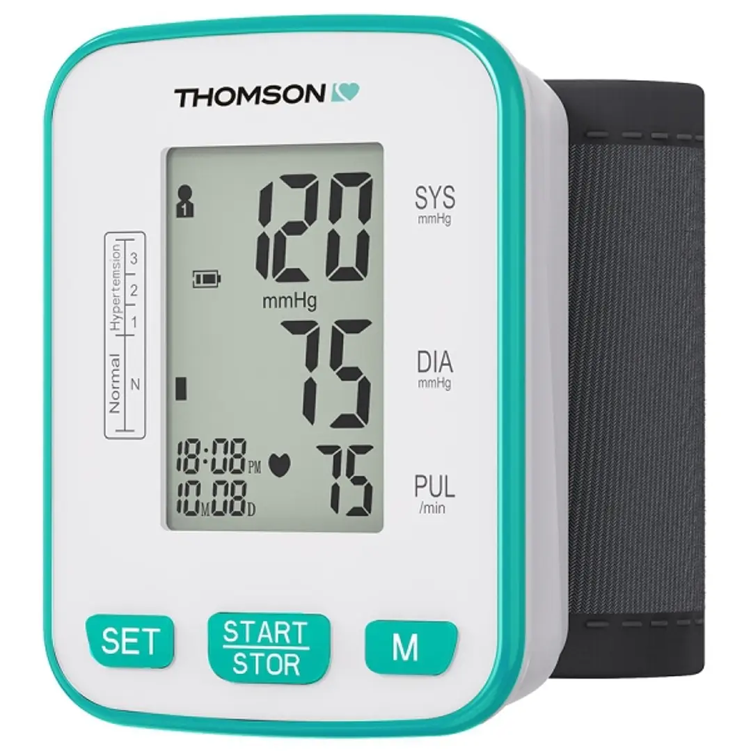 Thomson Cardio W5 Tensiometro de Muñeca - Deteccion Arritmia - Memoria 60 Lecturas - 2 Usuarios - Color Blanco 1