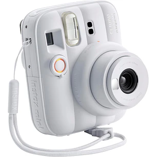 Fujifilm Instax Mini 13 Clay White Camara Instantanea - Tamaño de Imagen 62x46mm - Flash Auto - Exposicion Automatica - Mini Espejo para Selfies - Mod