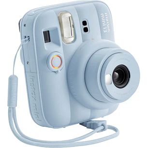 Fujifilm Instax Mini 13 Frost Blue Camara Instantanea - Tamaño de Imagen 62x46mm - Flash Auto - Exposicion Automatica - Mini Espejo para Selfies - Mod