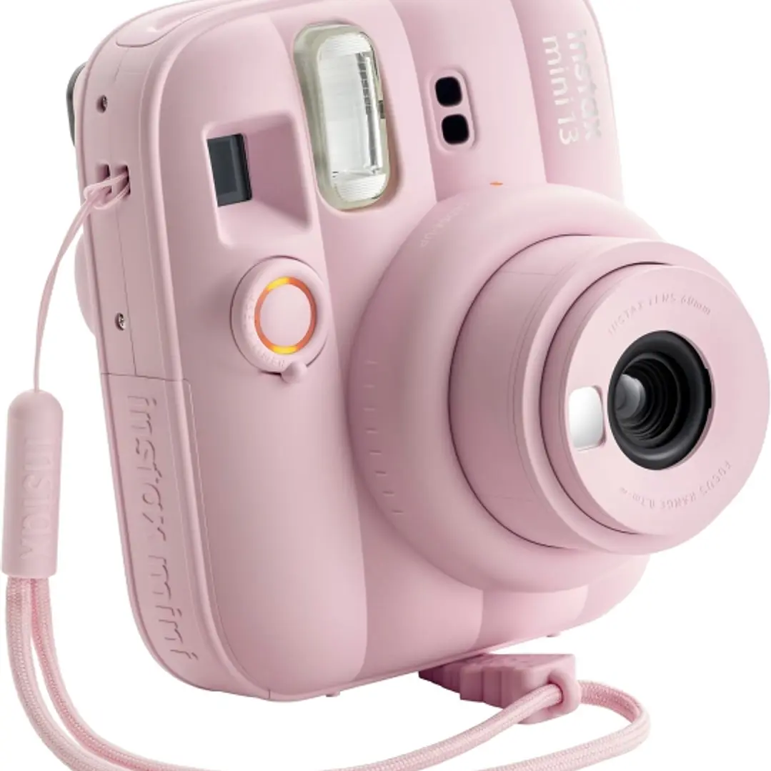 Fujifilm Instax Mini 13 Candy Pink Camara Instantanea - Tamaño de Imagen 62x46mm - Flash Auto - Exposicion Automatica - Mini Espejo para Selfies - Mod 1