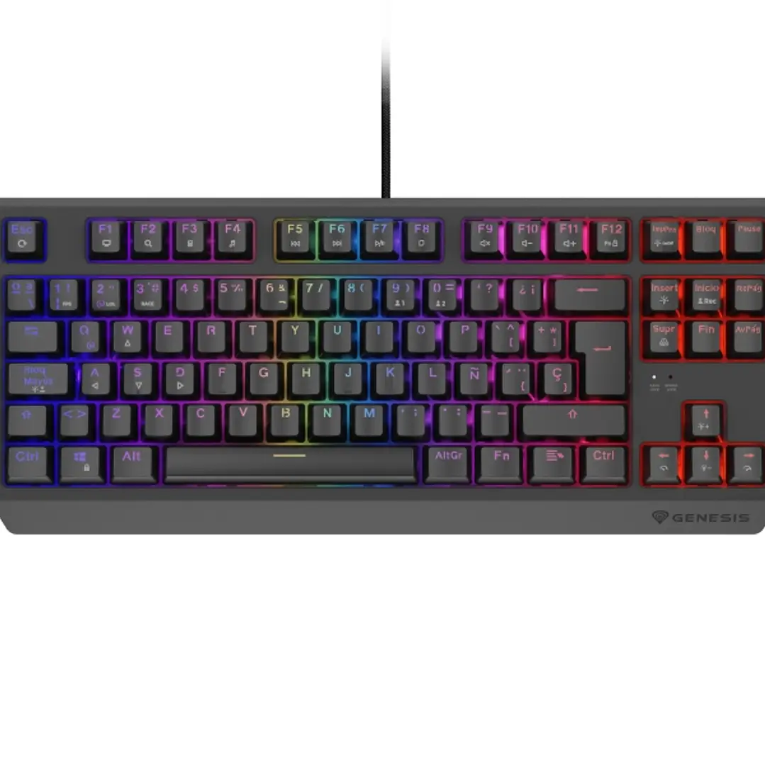 Genesis Thor 230 TKL Teclado Gaming Mecanico - Hot Swappable - RGB - Otemu Red -Disposicion Española - Color Negro 1