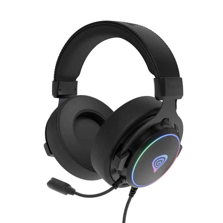 Genesis Neon 764 Auricular Gaming - Altavoz 50mm - Microfono - 7.1 Virtual -  RGB - USB - Color Negro 1