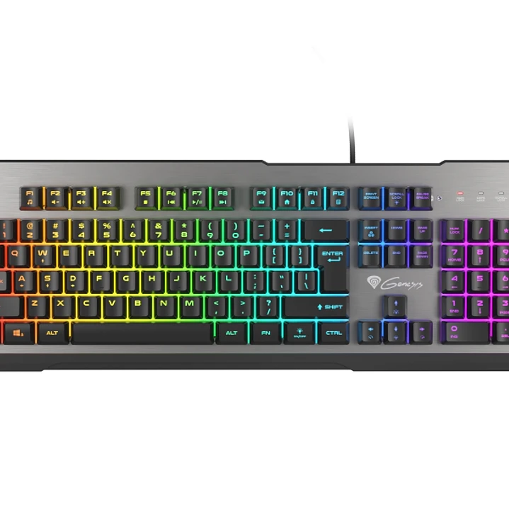 Genesis Rhod 500 Teclado Gaming Membrana - RGB - Anti-ghosting - Disposicion Española - Color Negro 1