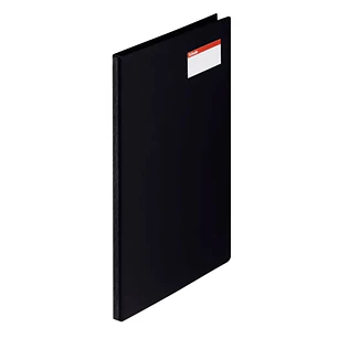 Esselte Carpeta Miniclip Din A4+ - Tarjetero y Bolsa Interior - Material PVC - Medidas 238x17x315mm - Color Negro