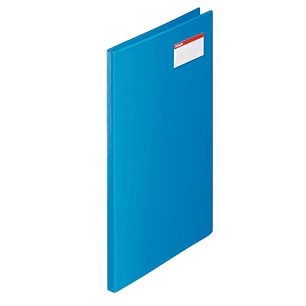 Esselte Carpeta Miniclip Din A4+ - Tarjetero y Bolsa Interior - Material PVC - Medidas 238x17x315mm - Color Azul