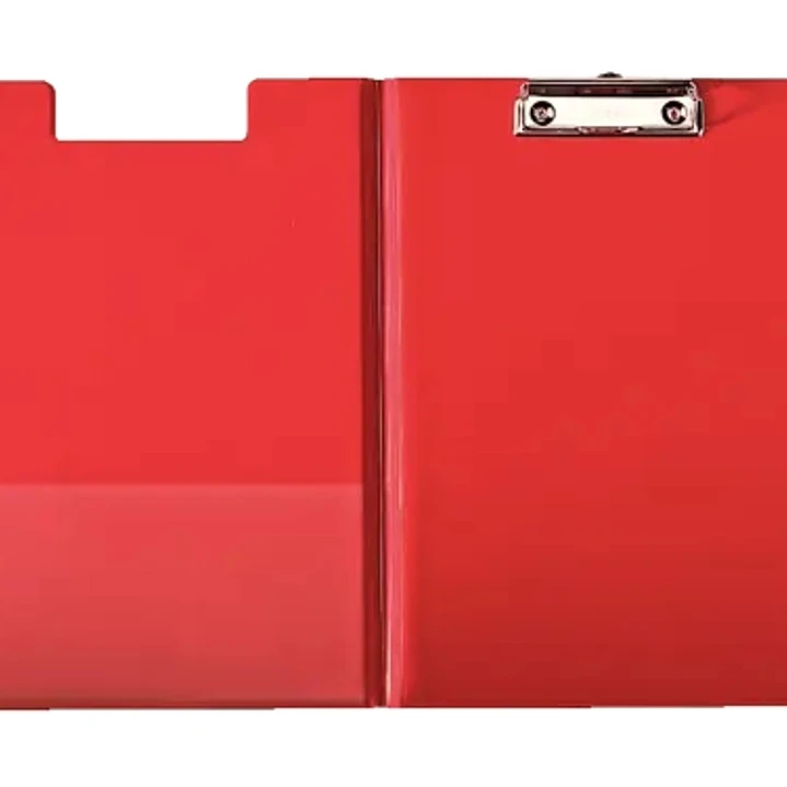 Esselte Carpeta con Pinza y Tapa de Carton Forrado con PP - Tamaño A4 - Resistente Pinza de Metal - Funda Interior Adicional - Gancho para Colgar - Ra 1
