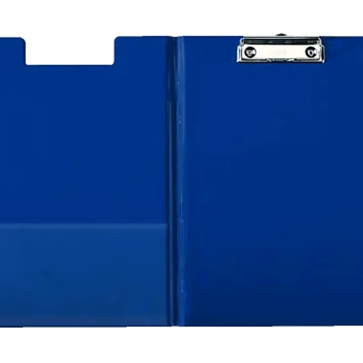 Esselte Carpeta con Pinza y Tapa de Carton Forrado con PP - Tamaño A4 - Resistente Pinza de Metal - Funda Interior Adicional - Gancho para Colgar - Ra 1