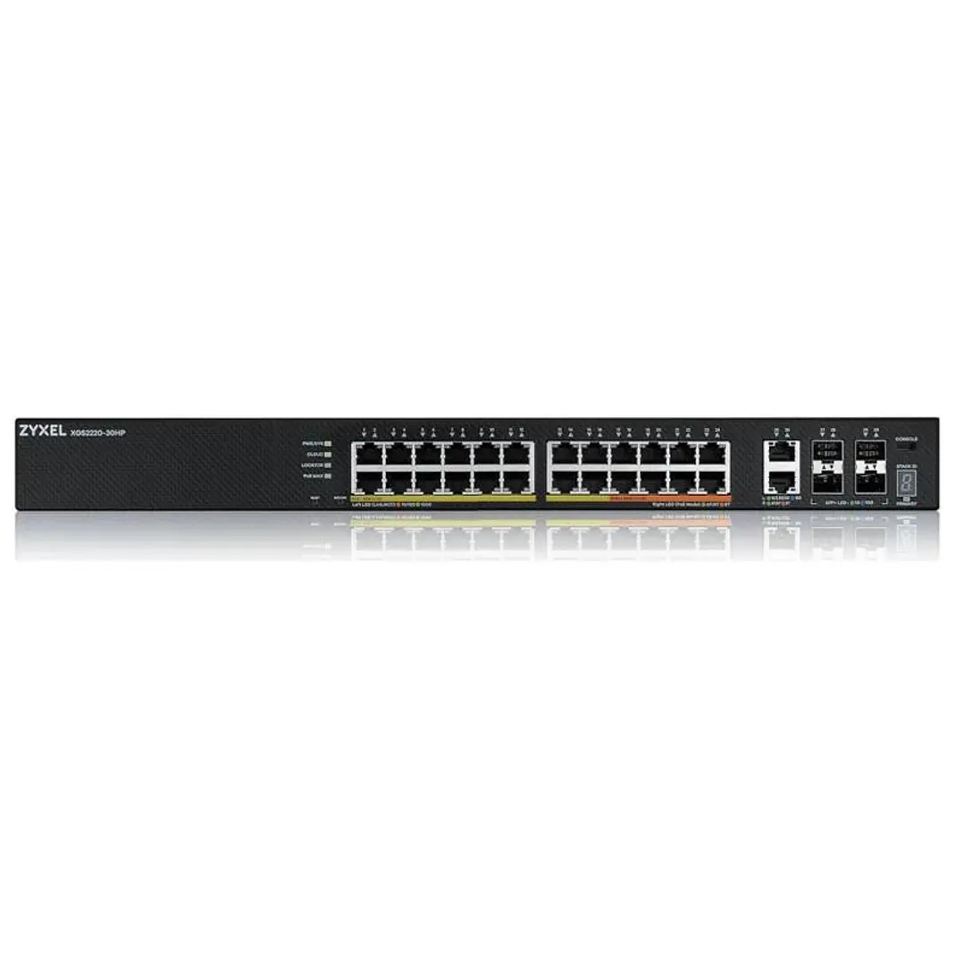 Zyxel XGS2220-30HP Switch L3 24xG 2xmG 4xSFP+ 400W 1