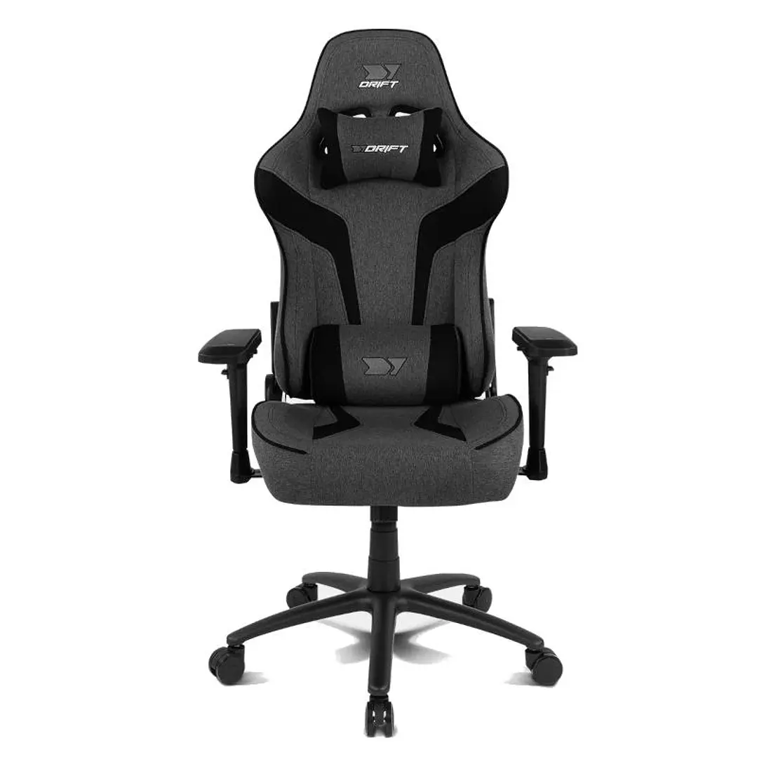 DRIFT Silla Gaming DR90XXL Tela Gris/Negro 2