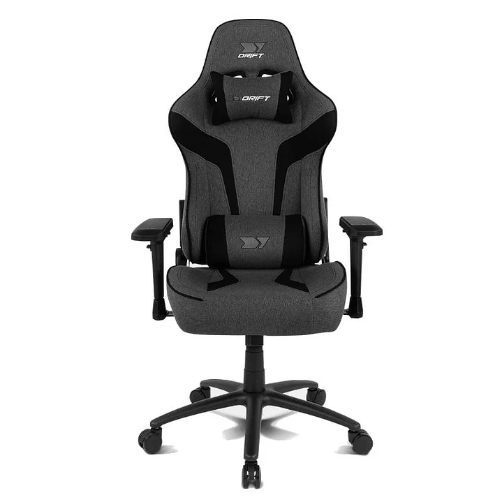 DRIFT Silla Gaming DR90XXL Tela Gris/Negro 2