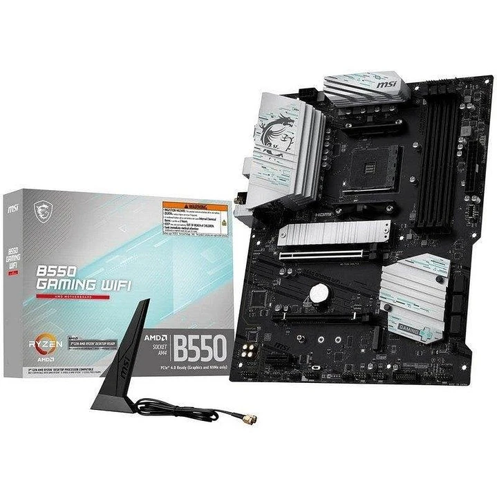 MSI Placa Base B550 GAMING WIFI6E DDR4 ATX AM4 1
