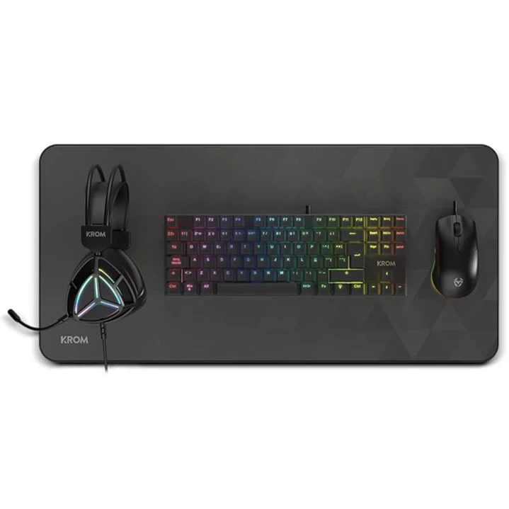 KROM KLASS PCombo Gaming 4 en 1 RGB Negro 1