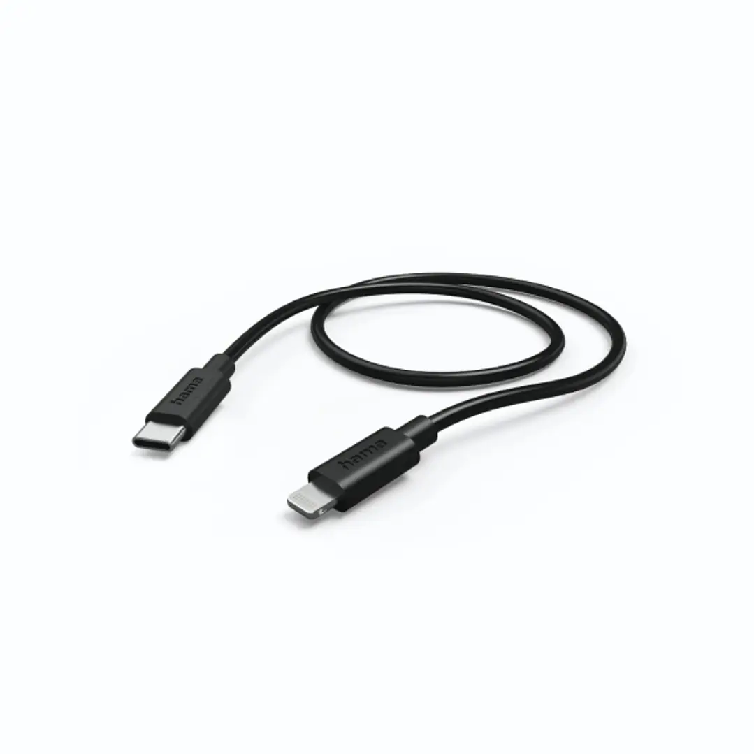 Hama Cable USB-C a Lightning - Longitud 0.75m - Velocidad hasta 480Mbps - Blindado - Color Surtido 1