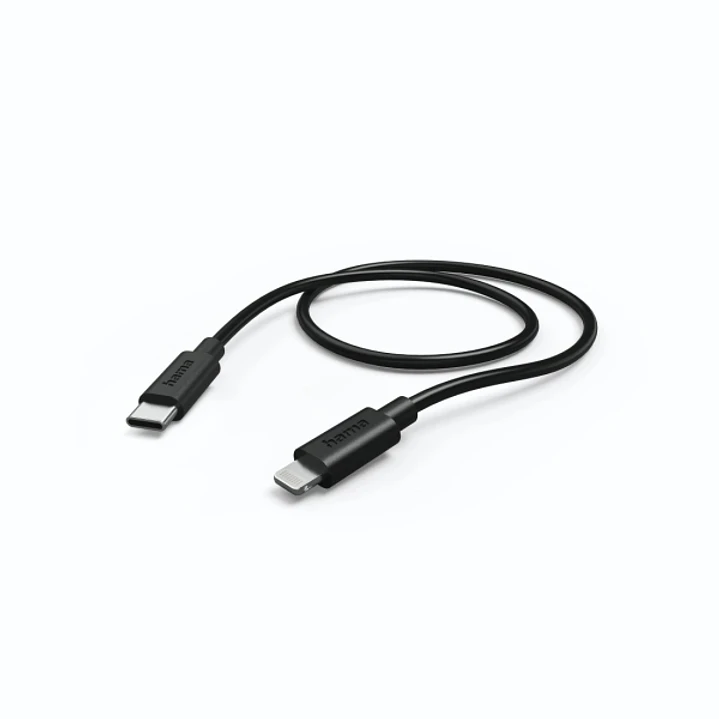Hama Cable USB-C a Lightning - Longitud 0.75m - Velocidad hasta 480Mbps - Blindado - Color Surtido 1