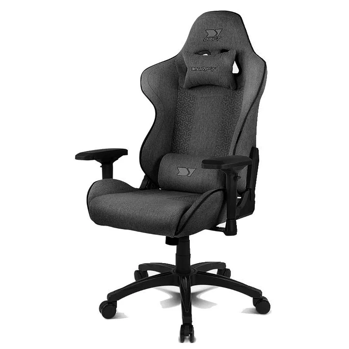 DRIFT Silla Gaming DR190 Tela Gris Oscuro 1