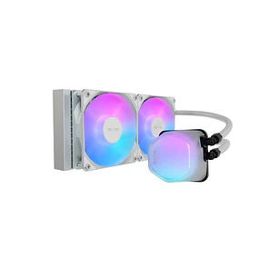 Cooler Master EliteLiquid 240 ARGB Kit de Refrigeracion Liquida - Ventiladores Preinstalados - Color Blanco