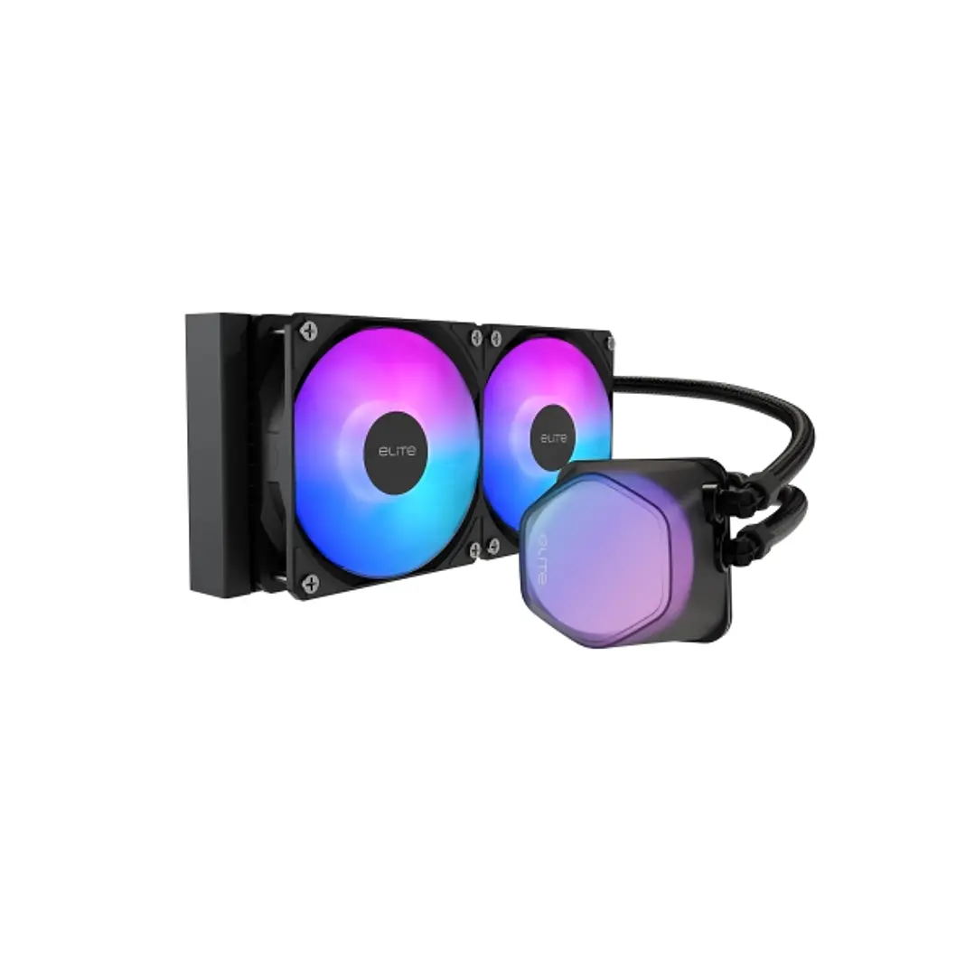Cooler Master EliteLiquid 240 ARGB Kit de Refrigeracion Liquida - Ventiladores Preinstalados - Color Negro 1