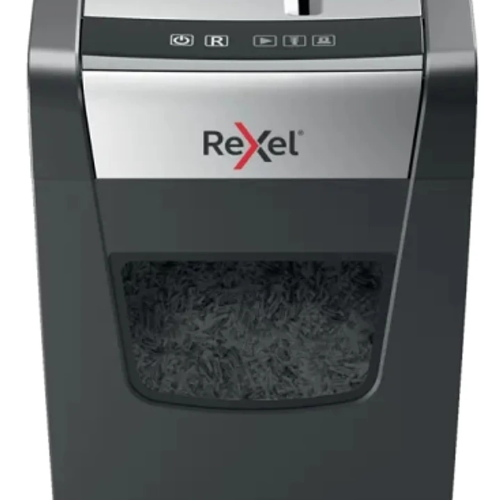 Rexel Momentum X312-SL Slimeline Destructora de Papel Manual Corte Confeti P-3 - Destruye hasta 12 Hojas - Funcionamiento Ininterrumpido 6min - Papele 1