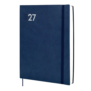 Finocam Dynamic Mara Agenda Profesional - Anual 2027 - 1 Dia por Pagina - Formato Y12 - 210x270mm - Goma Elastica - Tapa Blanda de PU - Esquinas Micro
