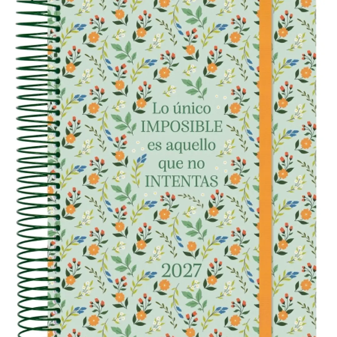 Finocam Trendy Design Collection Imposible Agenda - Anual 2027 - 1 Dia por Pagina - Formato E10 - 155x212mm - Espiral - Tapa de Polipropileno - Esquin 1