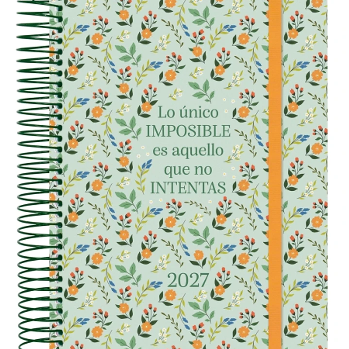 Finocam Trendy Design Collection Imposible Agenda - Anual 2027 - 1 Dia por Pagina - Formato E10 - 155x212mm - Espiral - Tapa de Polipropileno - Esquin 1