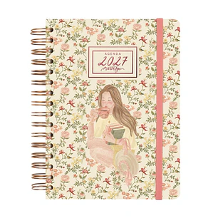 Finocam Martabge Agenda - Anual 2027 - 1 Dia por Pagina - Formato E10 - 155x212mm - Espiral Doble - Tapa Dura de Carton Forrado - Esquinas Microperfor