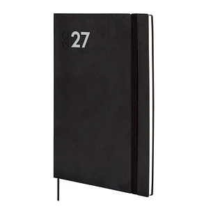 Finocam Dynamic Mara Agenda Profesional en Catalan - Anual 2027 - Semana Vista Vertical - 165x240mm - Goma Elastica - Tapa Blanda de PU - Esquinas Mic