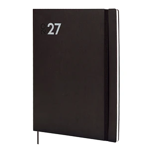 Finocam Dynamic Mara Agenda Profesional - Anual 2027 - Semana Vista Vertical - Formato Y12 - 210x270mm - Goma Elastica - Tapa Blanda de PU - Esquinas 
