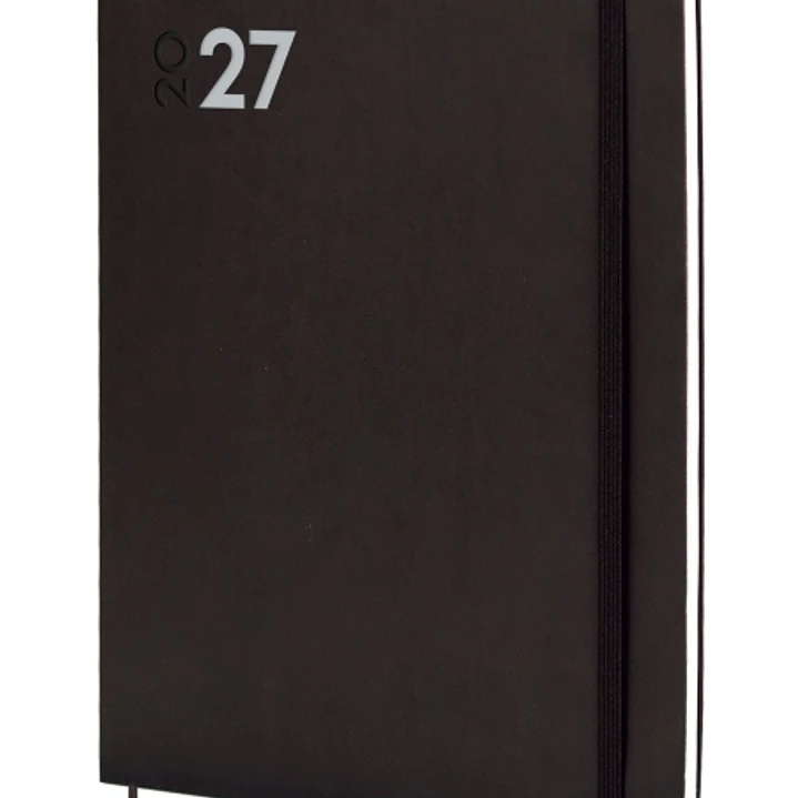 Finocam Dynamic Mara Agenda Profesional - Anual 2027 - Semana Vista Vertical - Formato Y12 - 210x270mm - Goma Elastica - Tapa Blanda de PU - Esquinas  1