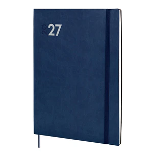 Finocam Dynamic Mara Agenda Profesional - Anual 2027 - Semana Vista Vertical - Formato Y12 - 210x270mm - Goma Elastica - Tapa Blanda de PU - Esquinas 