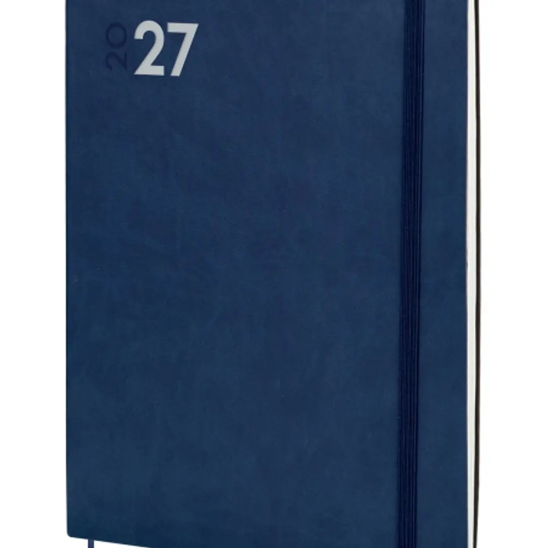Finocam Dynamic Mara Agenda Profesional - Anual 2027 - Semana Vista Vertical - Formato Y12 - 210x270mm - Goma Elastica - Tapa Blanda de PU - Esquinas  1
